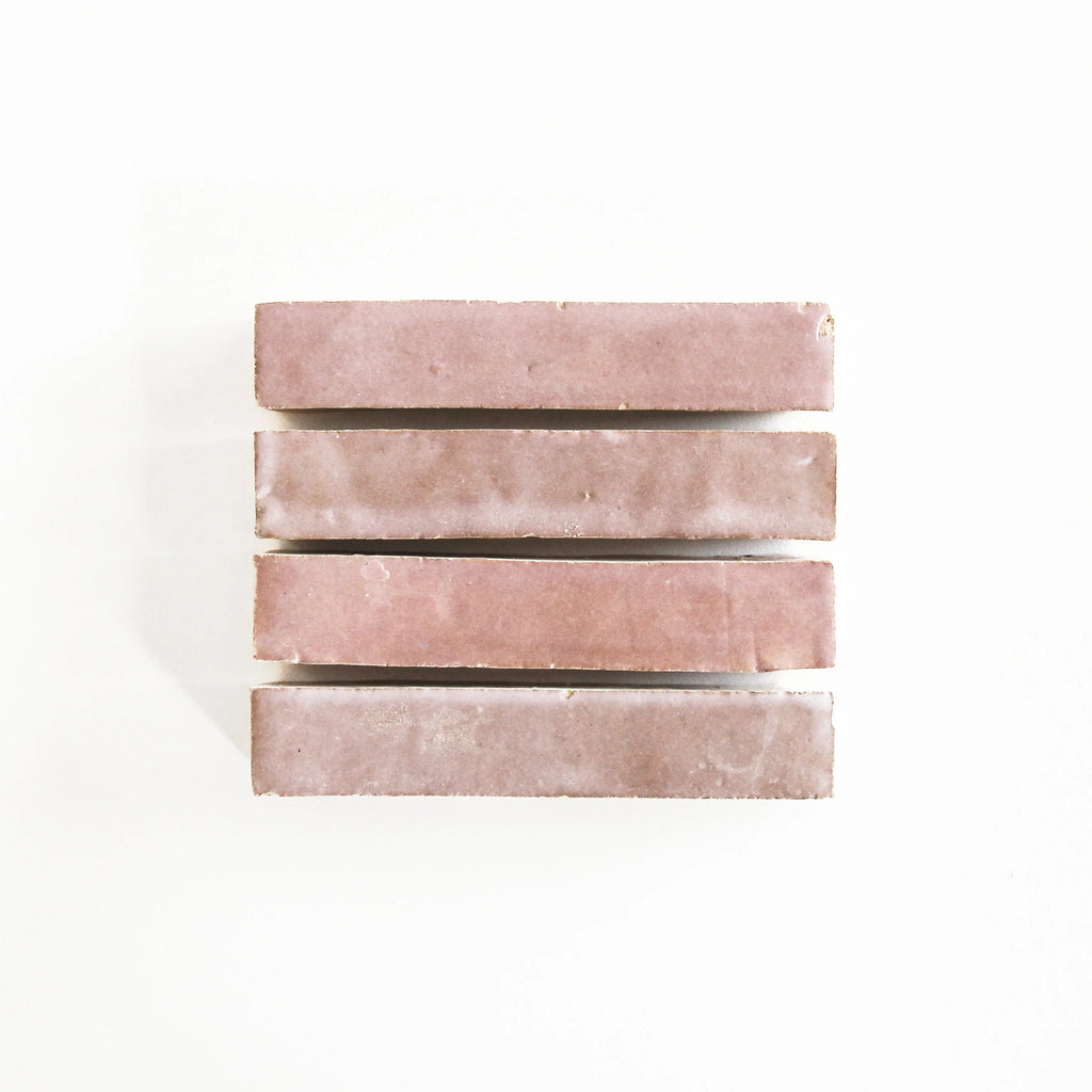 Tiles of Ezra Moroccan Zellige Skinny Bejmat-MOROCCAN PINK-6x1 (Carton)
