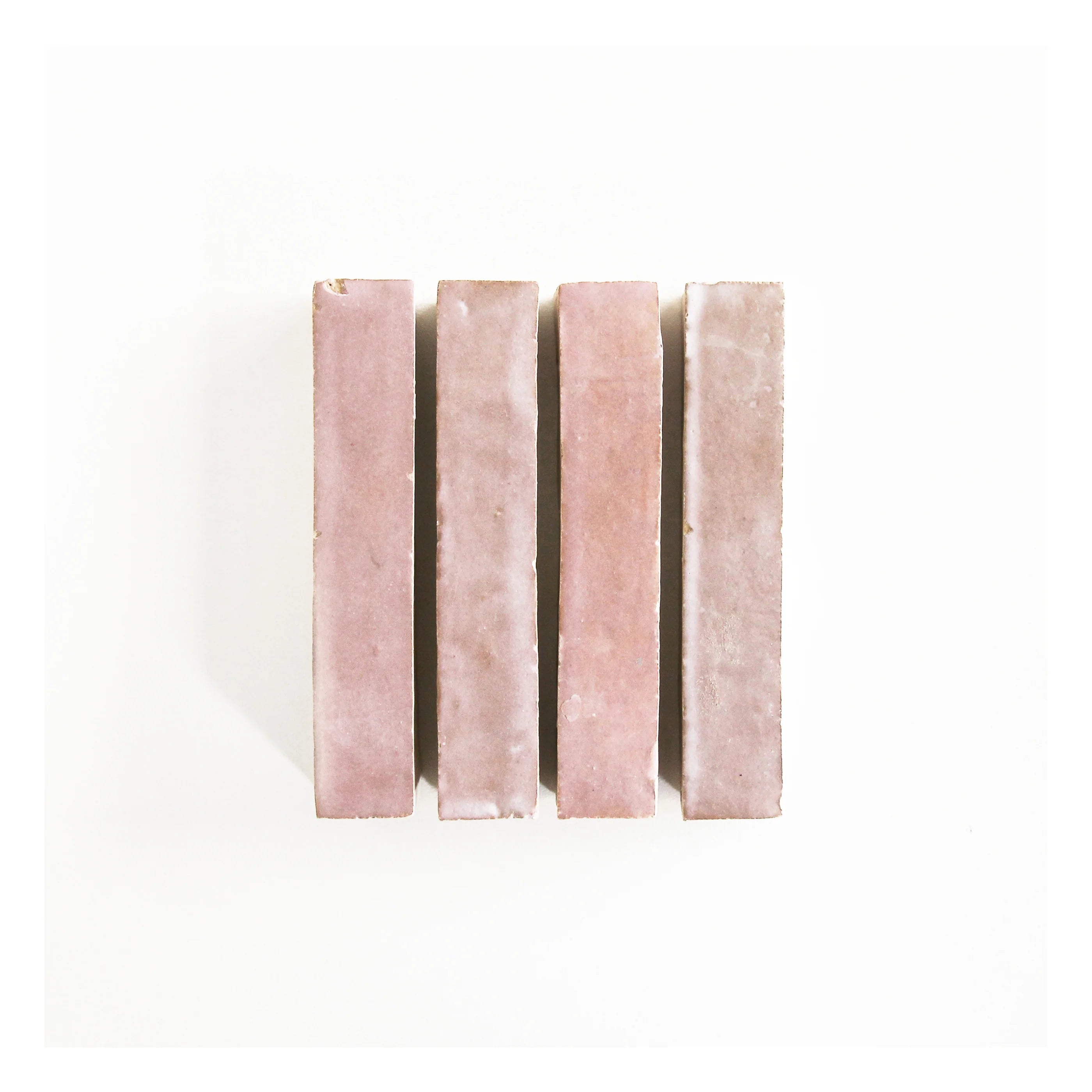 Tiles of Ezra Moroccan Zellige Skinny Bejmat-MOROCCAN PINK-6x1 (Carton)