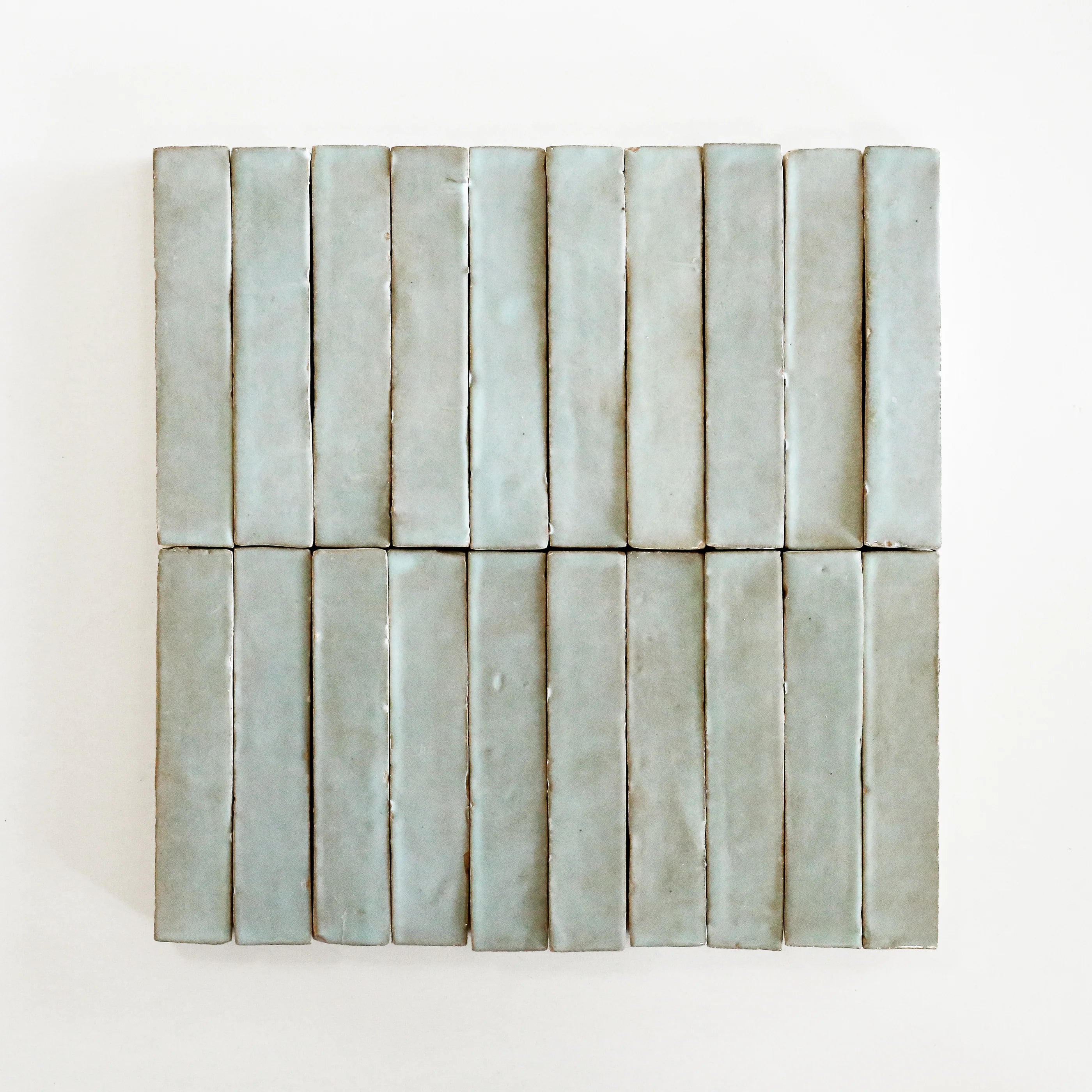 Tiles of Ezra Moroccan Zellige Skinny Bejmat-MOSS-6x1 (Carton)
