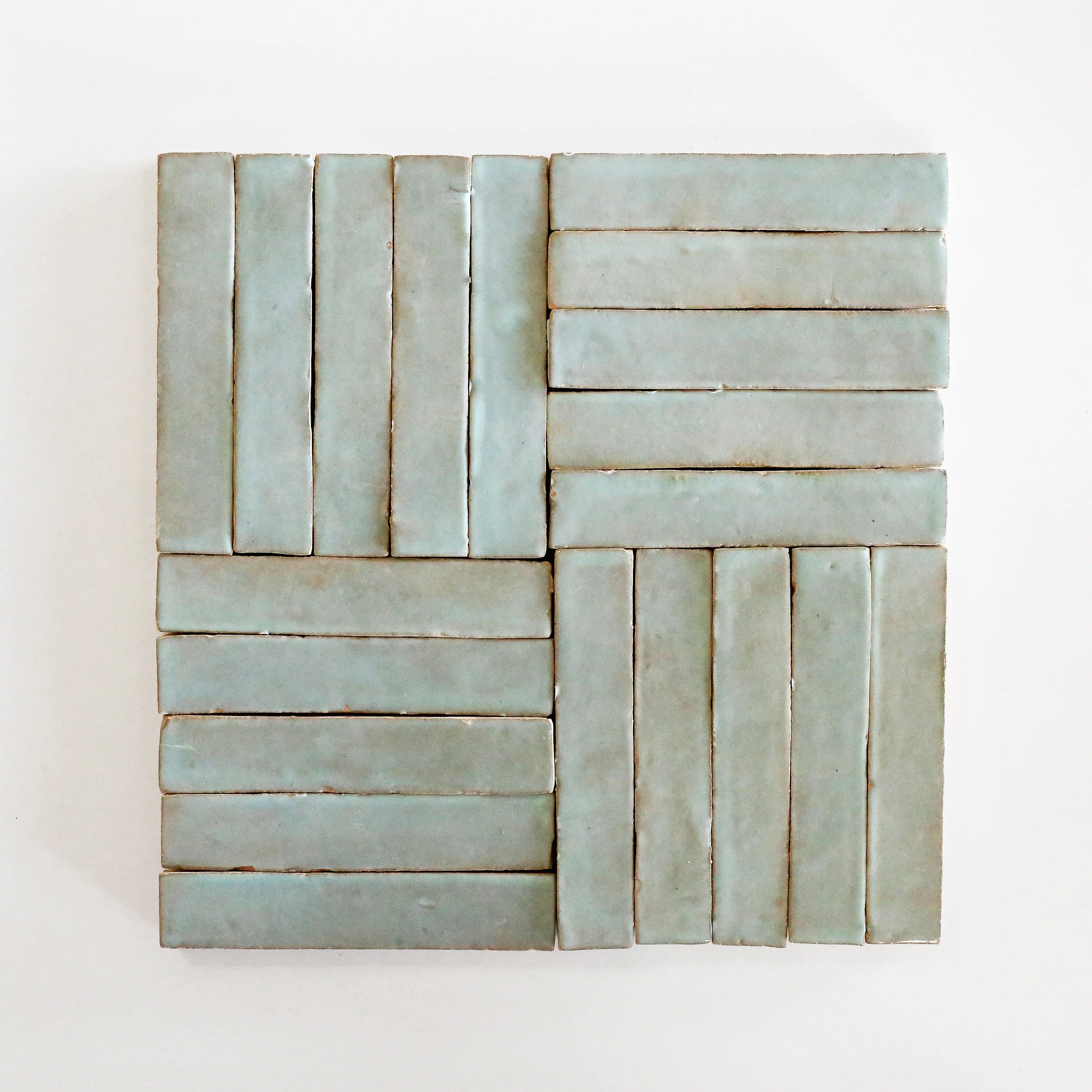 Tiles of Ezra Moroccan Zellige Skinny Bejmat-MOSS-6x1 (Carton)