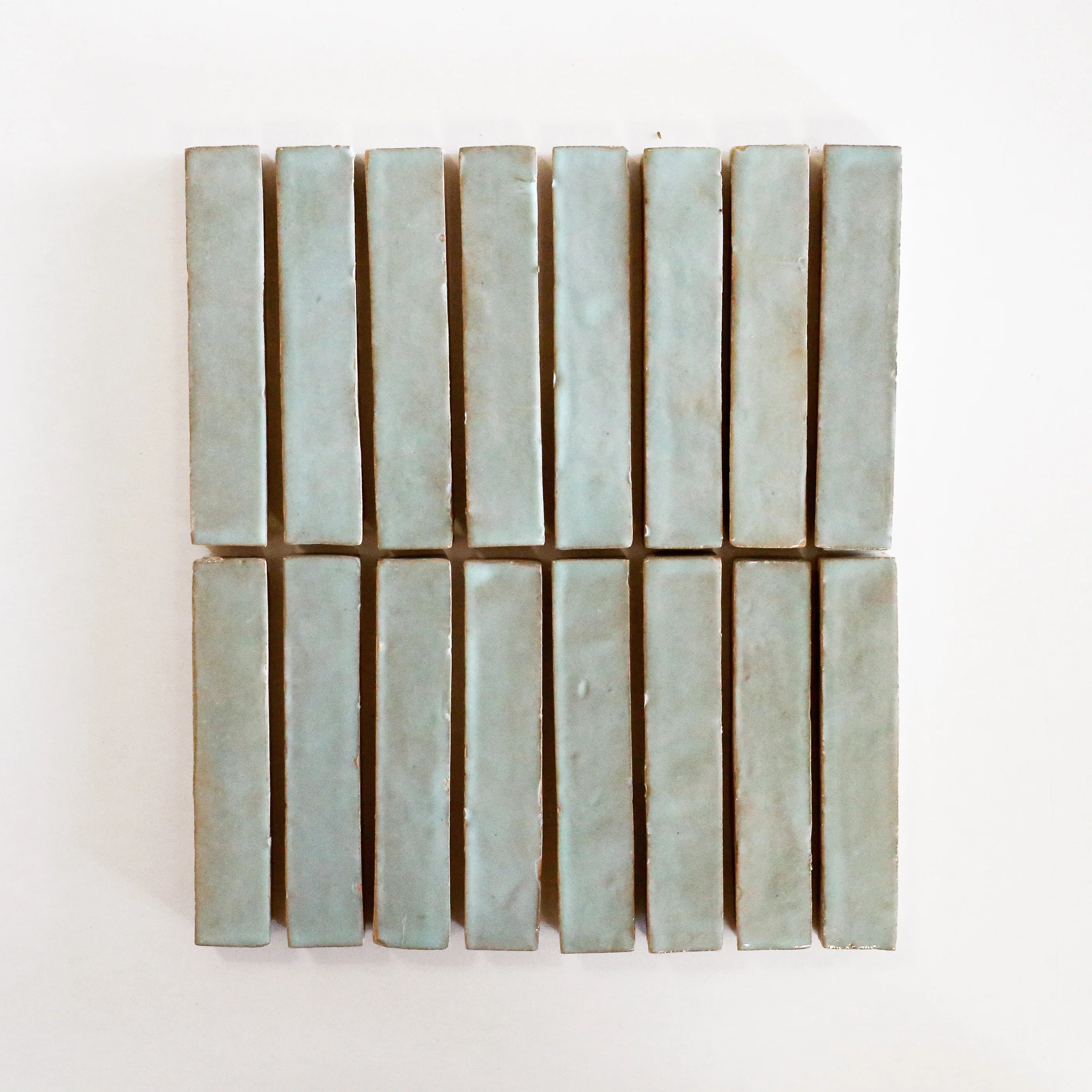 Tiles of Ezra Moroccan Zellige Skinny Bejmat-MOSS-6x1 (Carton)