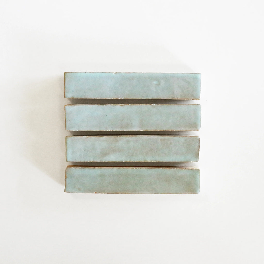 Tiles of Ezra Moroccan Zellige Skinny Bejmat-MOSS-6x1 (Carton)