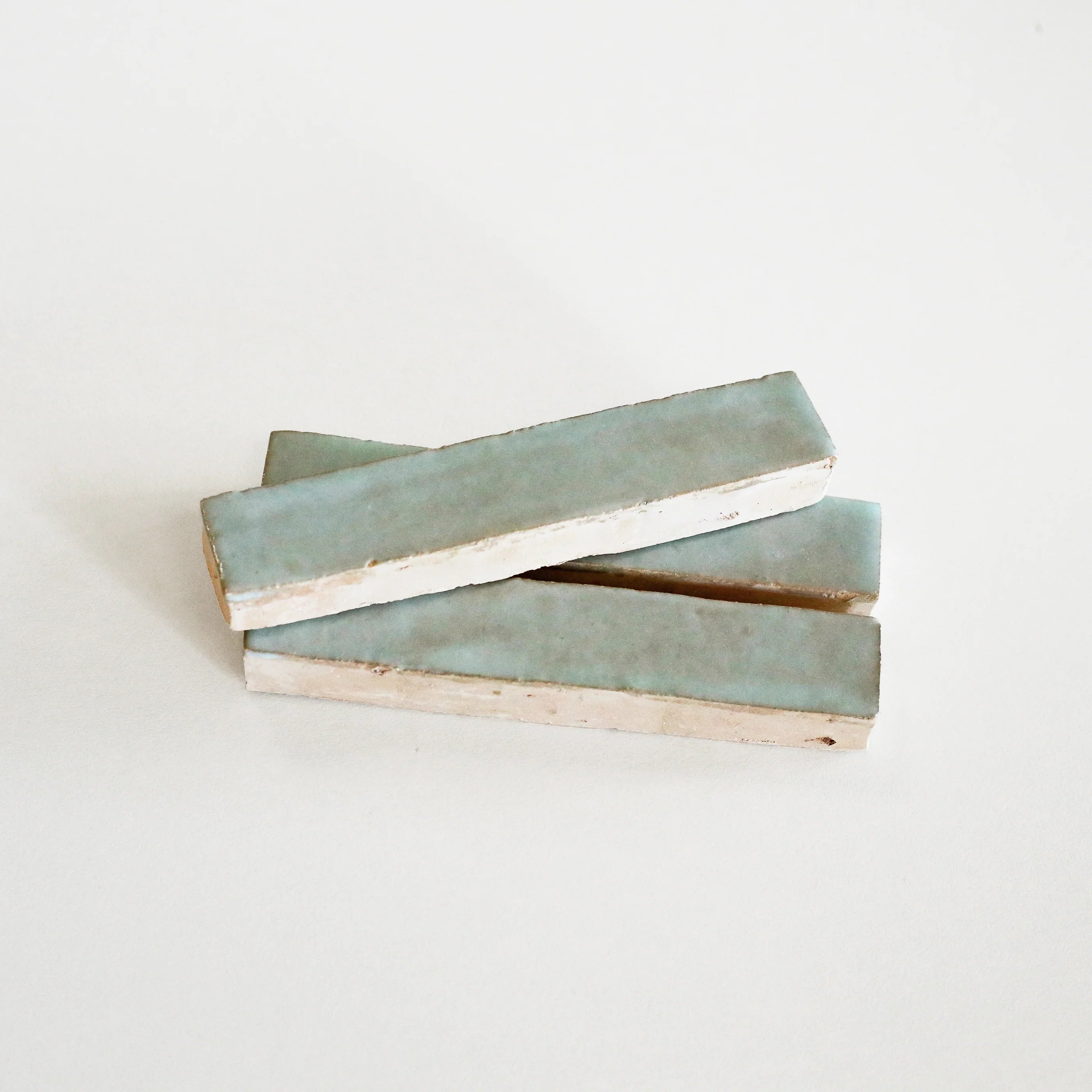 Tiles of Ezra Moroccan Zellige Skinny Bejmat-MOSS-6x1 (Carton)