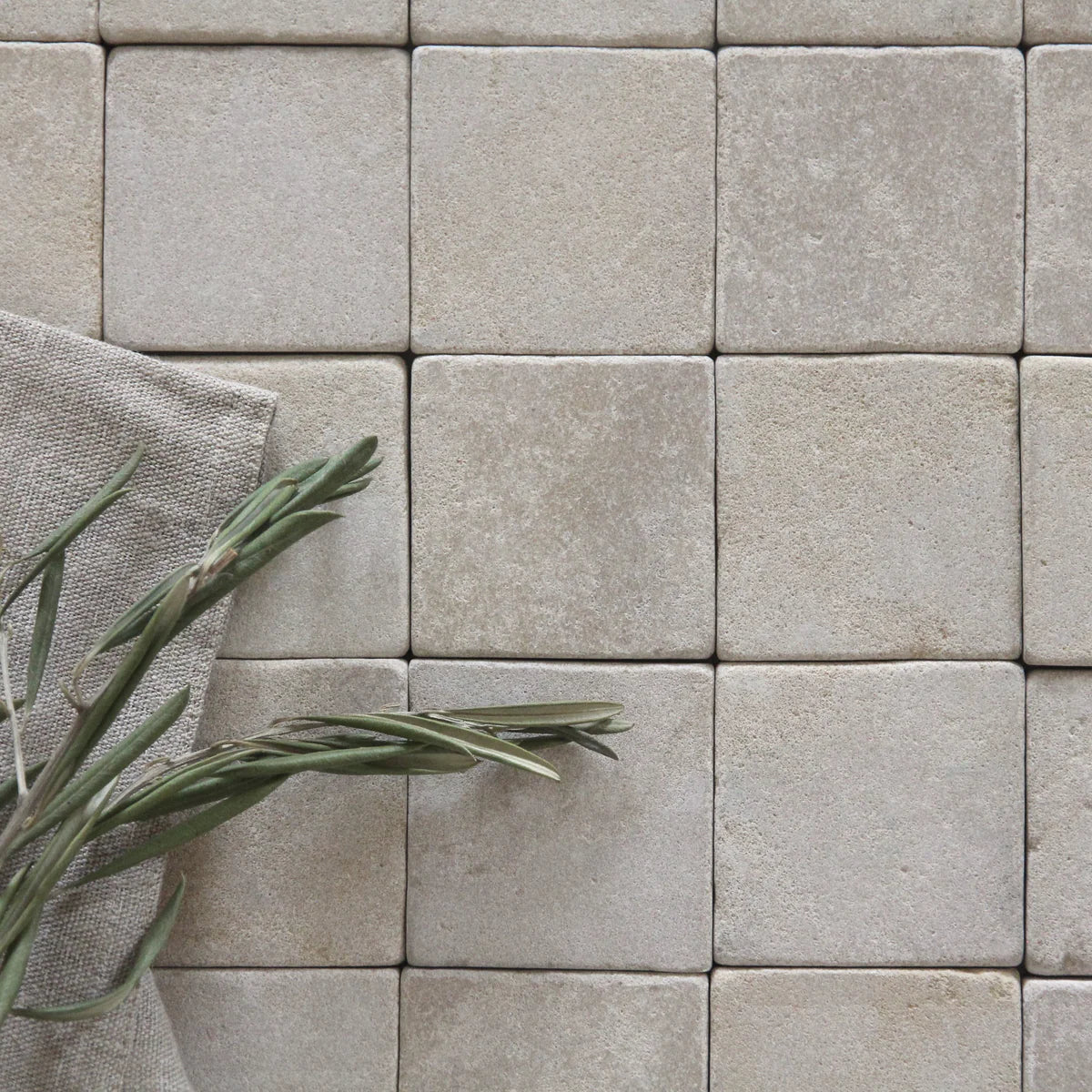 Tiles of Ezra Moroccan Limestone - Meknes - 2.75" x 2.75"