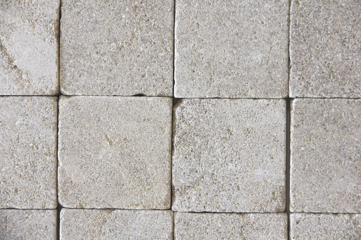 Tiles of Ezra Moroccan Limestone - Sahara - 2.75" x 2.75"