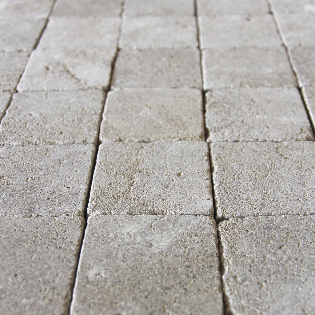 Tiles of Ezra Moroccan Limestone - Sahara - 2.75" x 2.75"