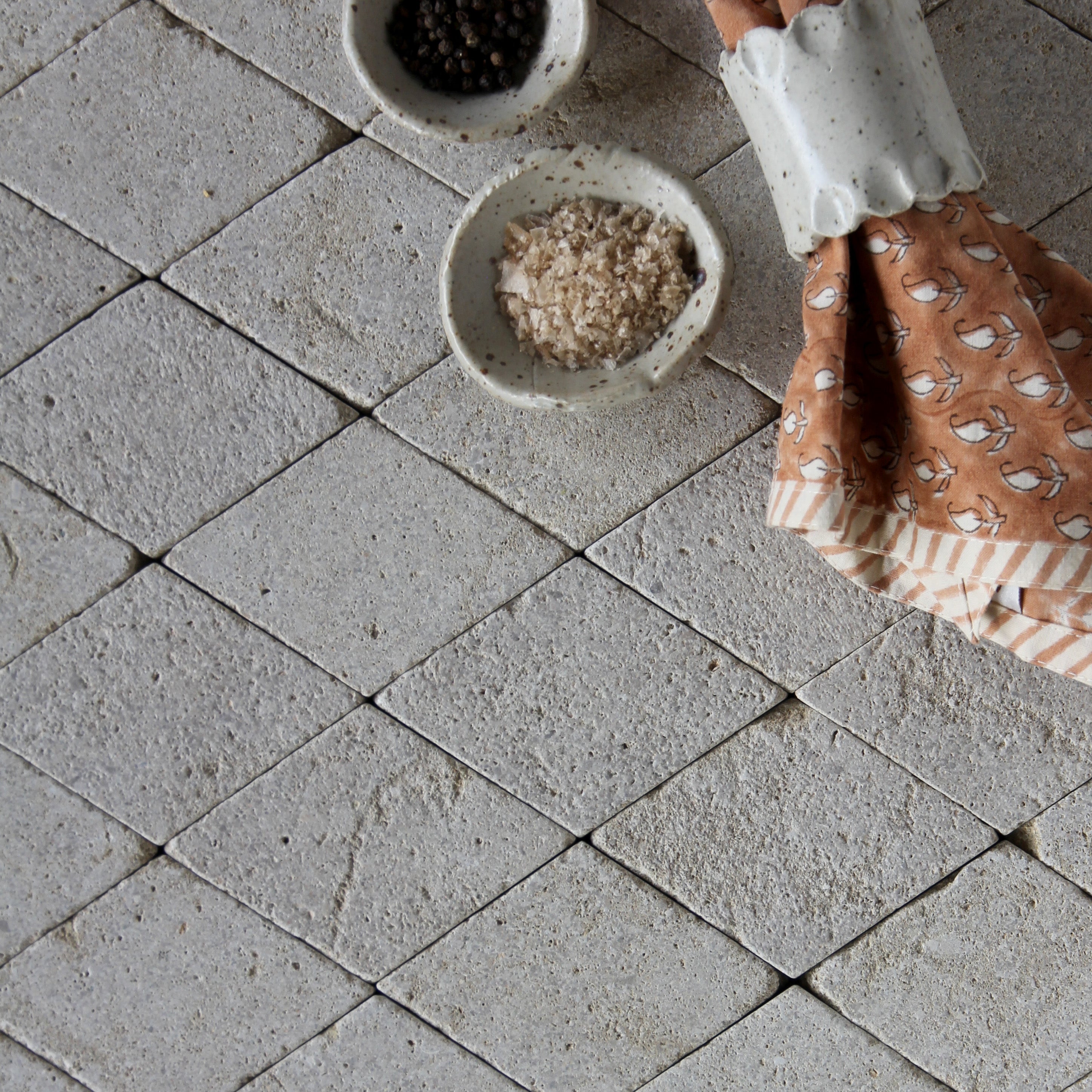 Tiles of Ezra Moroccan Limestone - Diamond - Sahara - 5x3