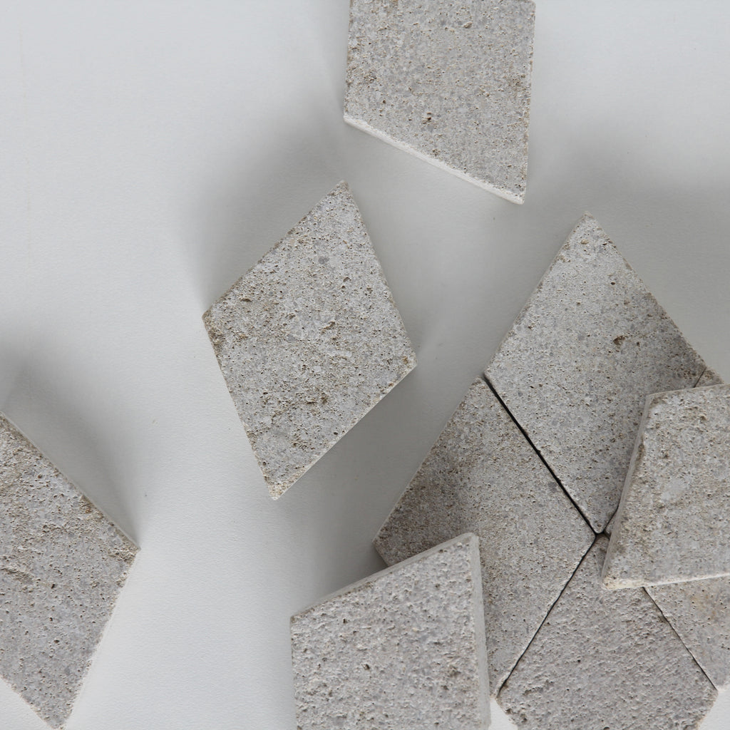 Tiles of Ezra Moroccan Limestone - Diamond - Sahara - 5x3