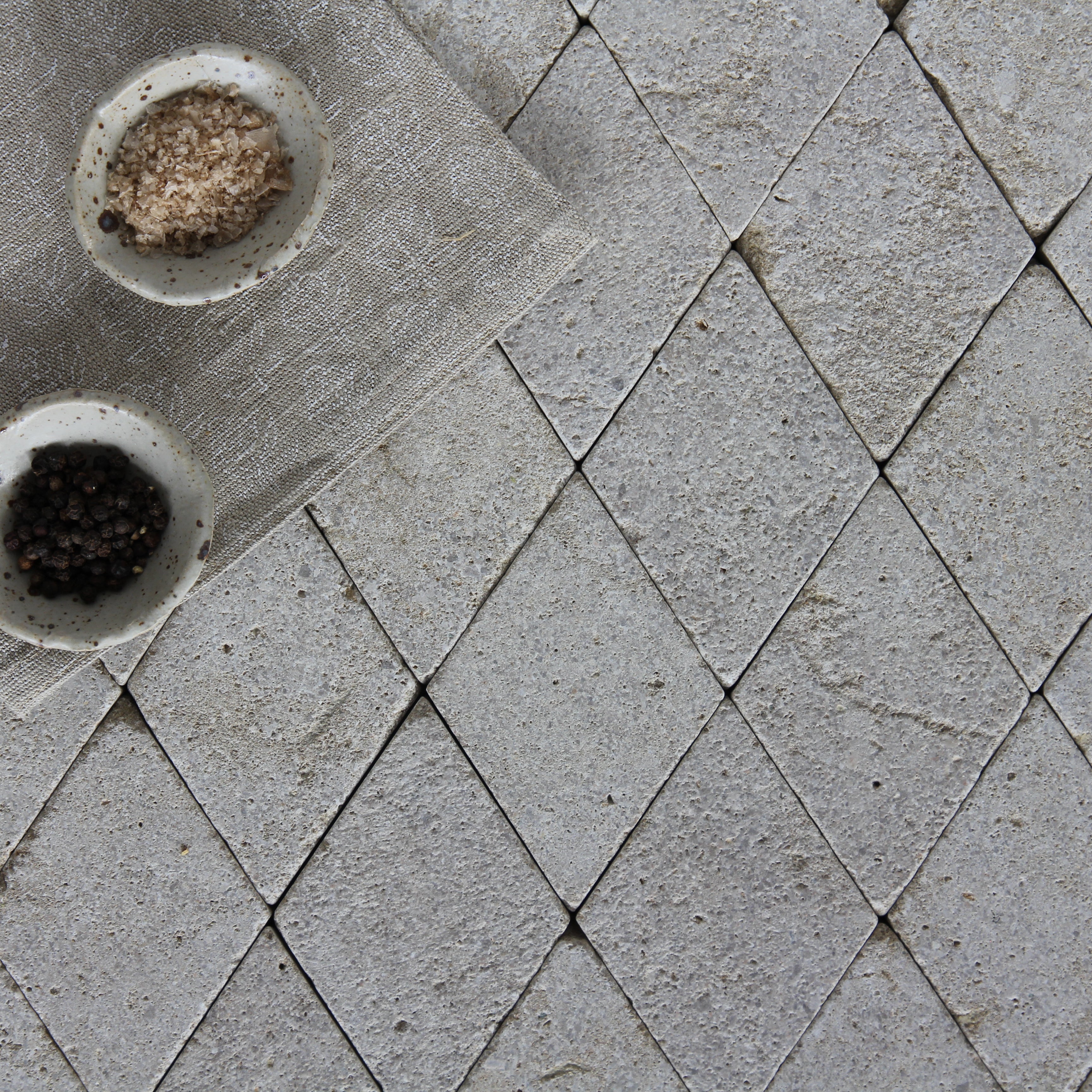 Tiles of Ezra Moroccan Limestone - Diamond - Sahara - 5x3