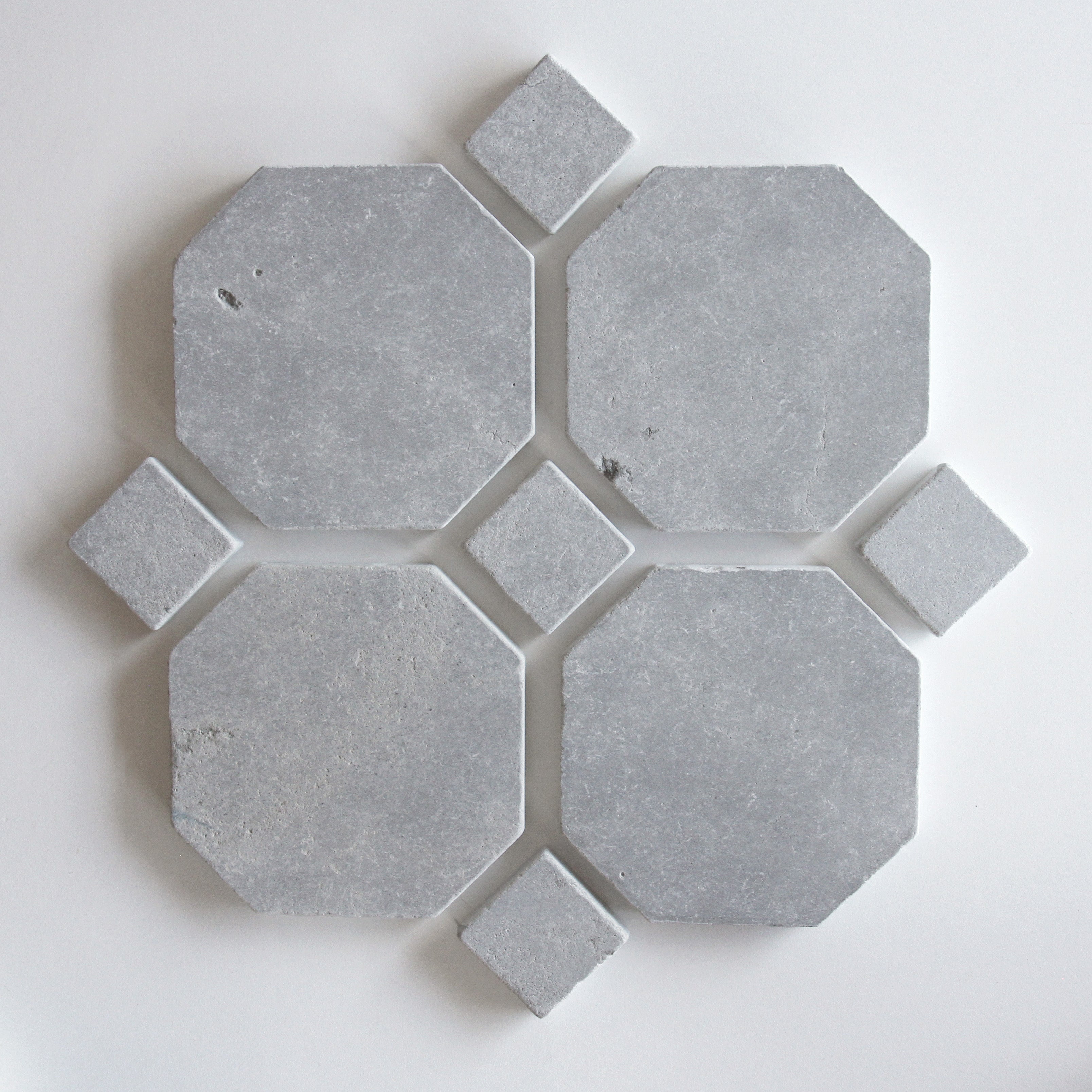 Tiles of Ezra Moroccan Limestone - Octagon - ATLAS-8x8