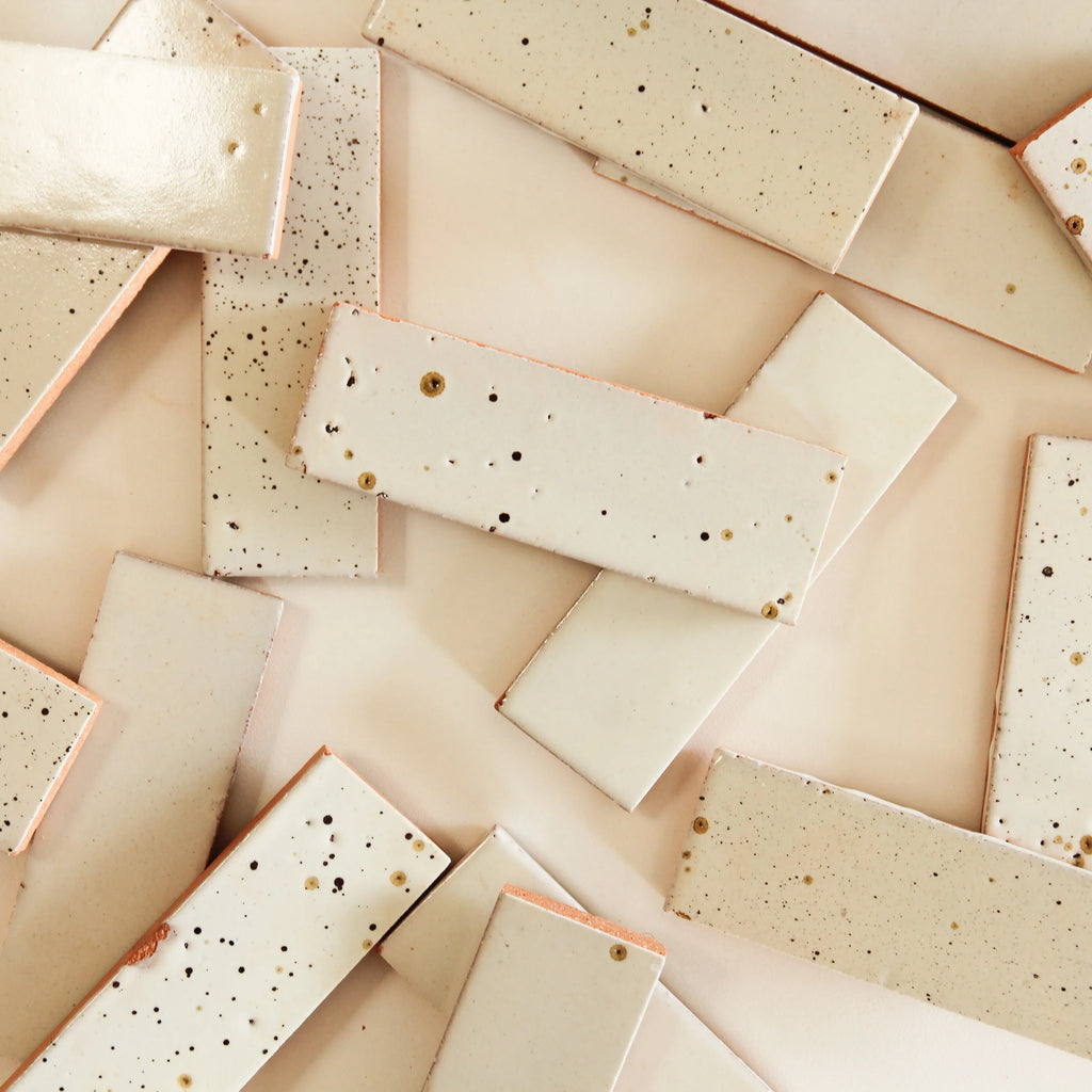 Tiles of Ezra Moroccan Tierra - Nieve Punto 6 x 2 (Carton)