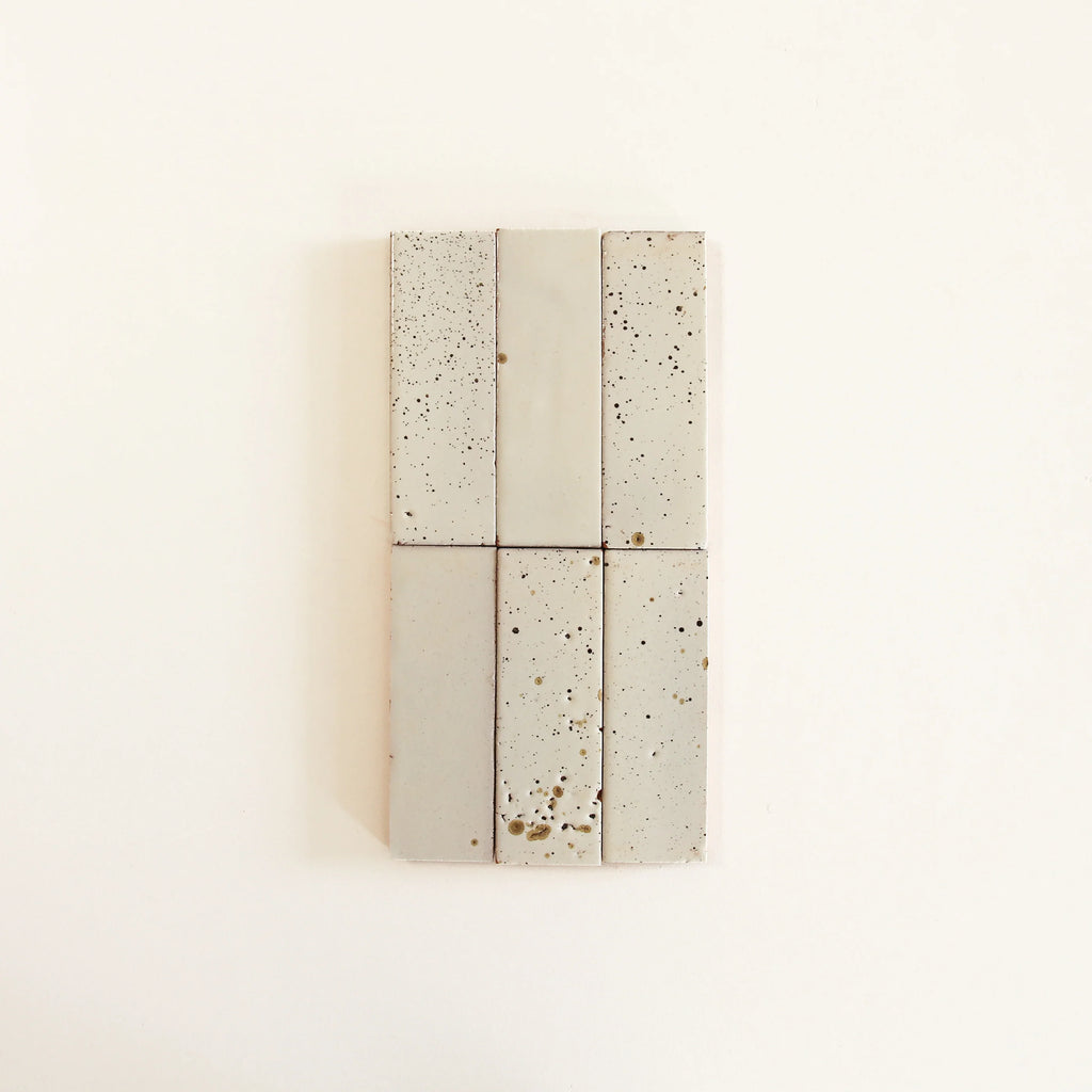 Tiles of Ezra Moroccan Tierra - Nieve Punto 6 x 2 (Carton)