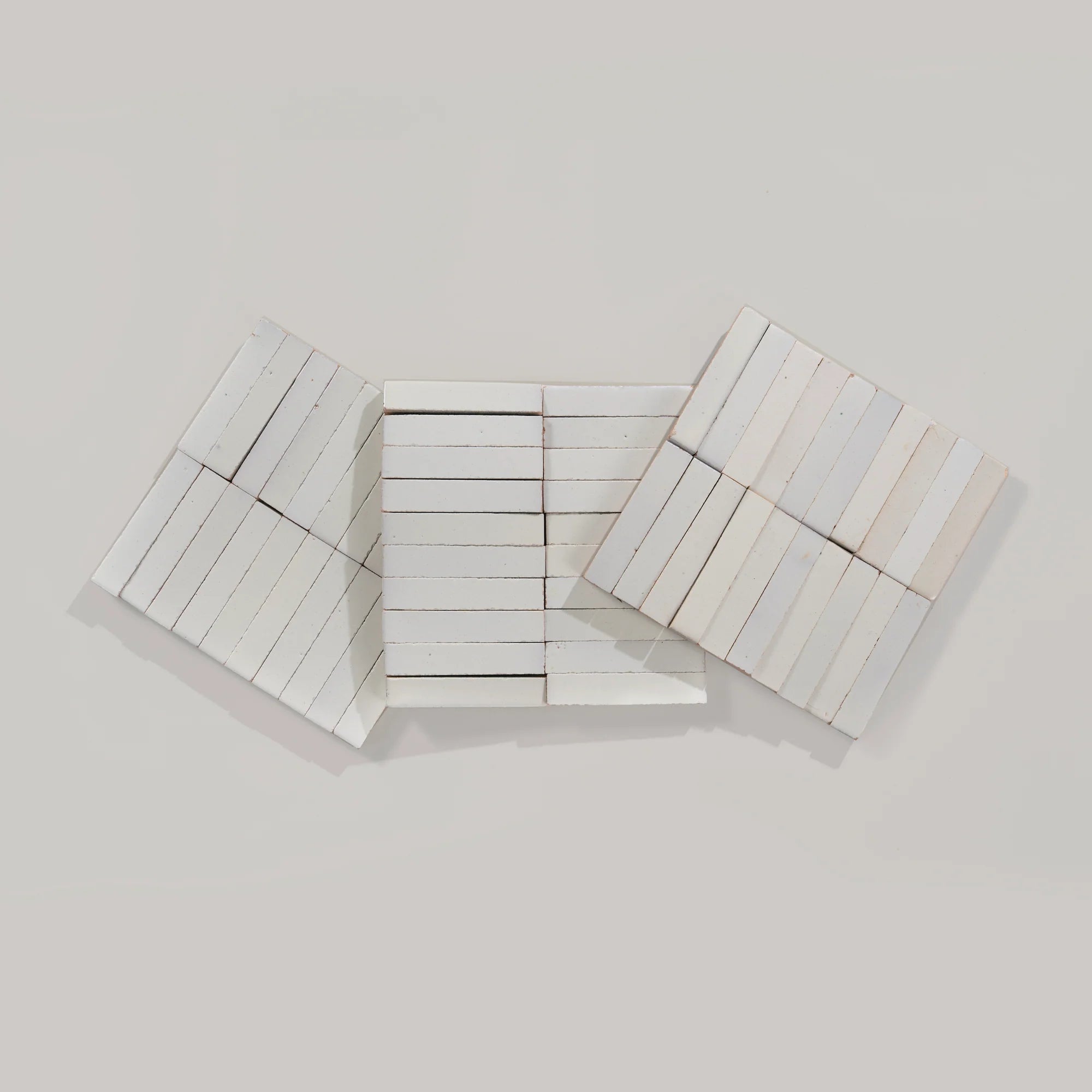 Tiles of Ezra Moroccan Tierra - Nieve Mosiac 8 x 8 (Carton)