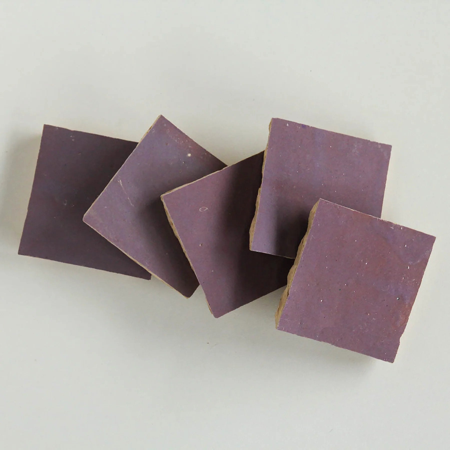 Tiles of Ezra Moroccan Zellige-EGGPLANT-4x4 (Carton)