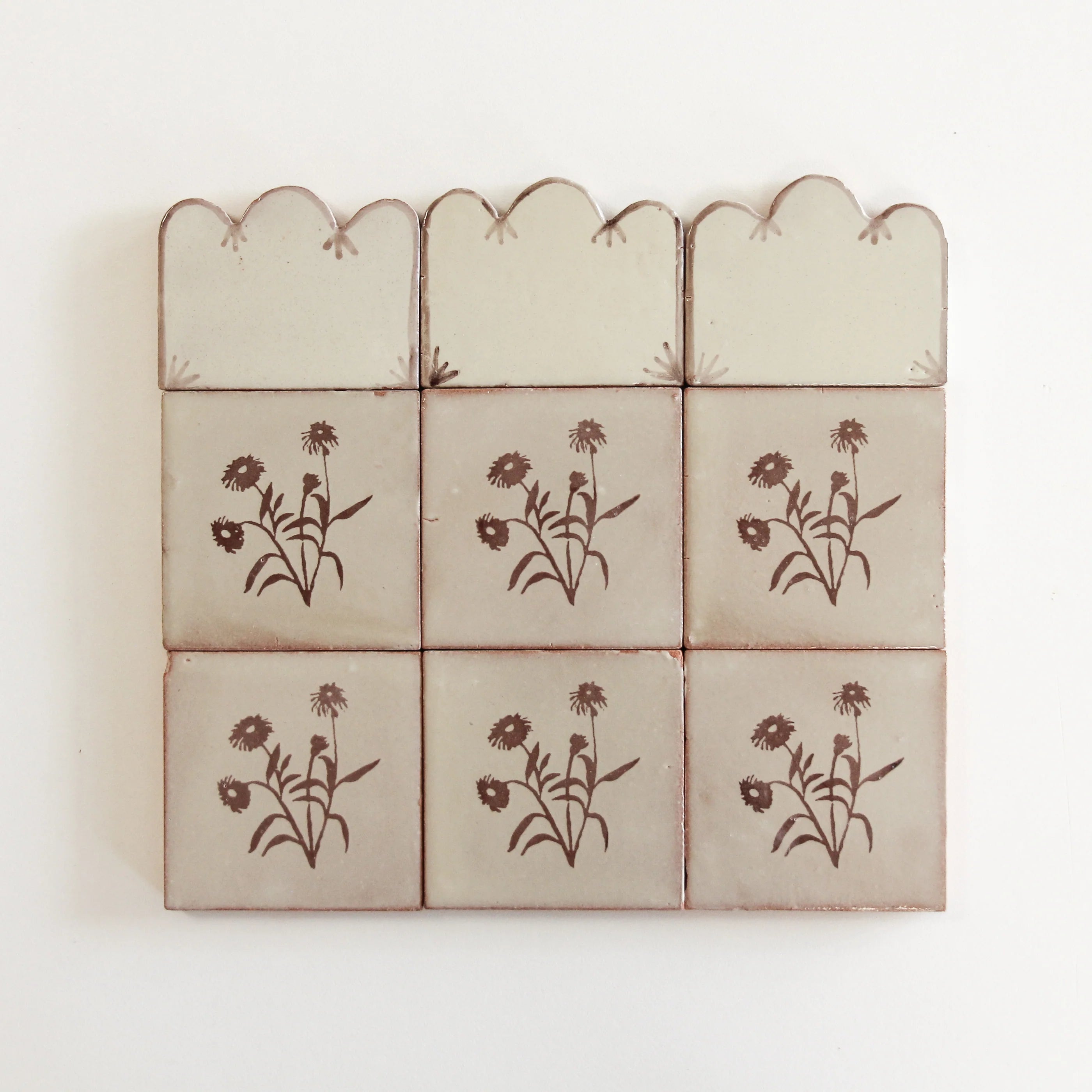 Tiles of Ezra - Amano Border - Tres Chocolate 4 x 3 (Carton)