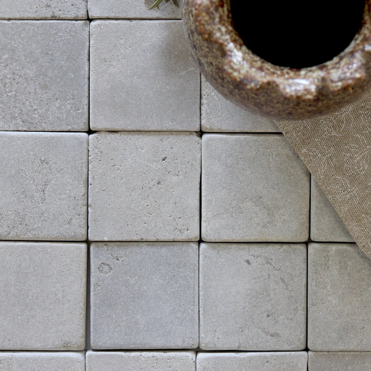 Tiles of Ezra Moroccan Limestone - ATLAS - 2.75" x 2.75"