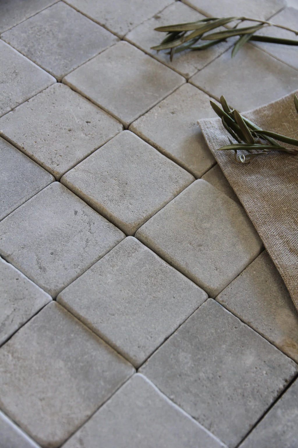 Tiles of Ezra Moroccan Limestone - ATLAS - 2.75" x 2.75"