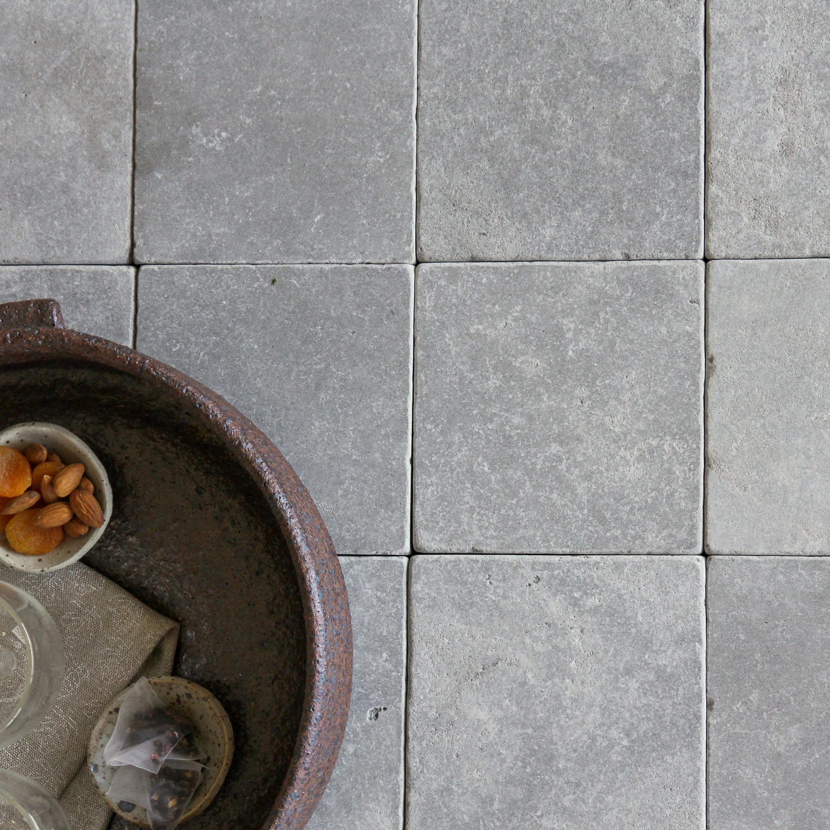 Tiles of Ezra Moroccan Limestone - ATLAS-6x6