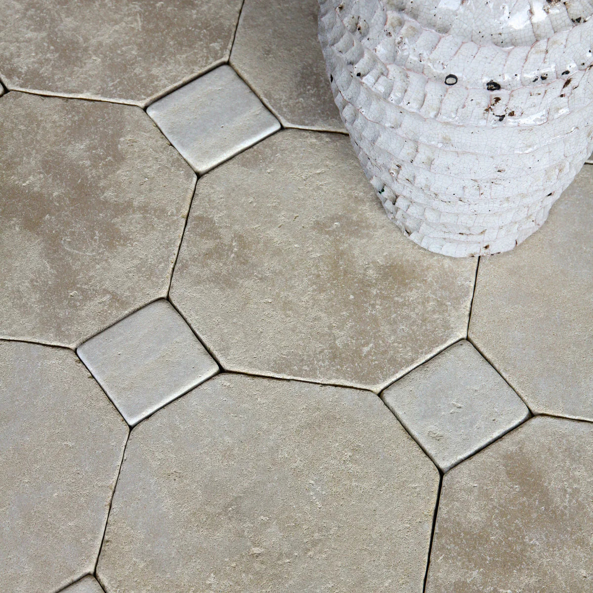 Tiles of Ezra Moroccan Limestone - Octagon - MEKNES-8x8