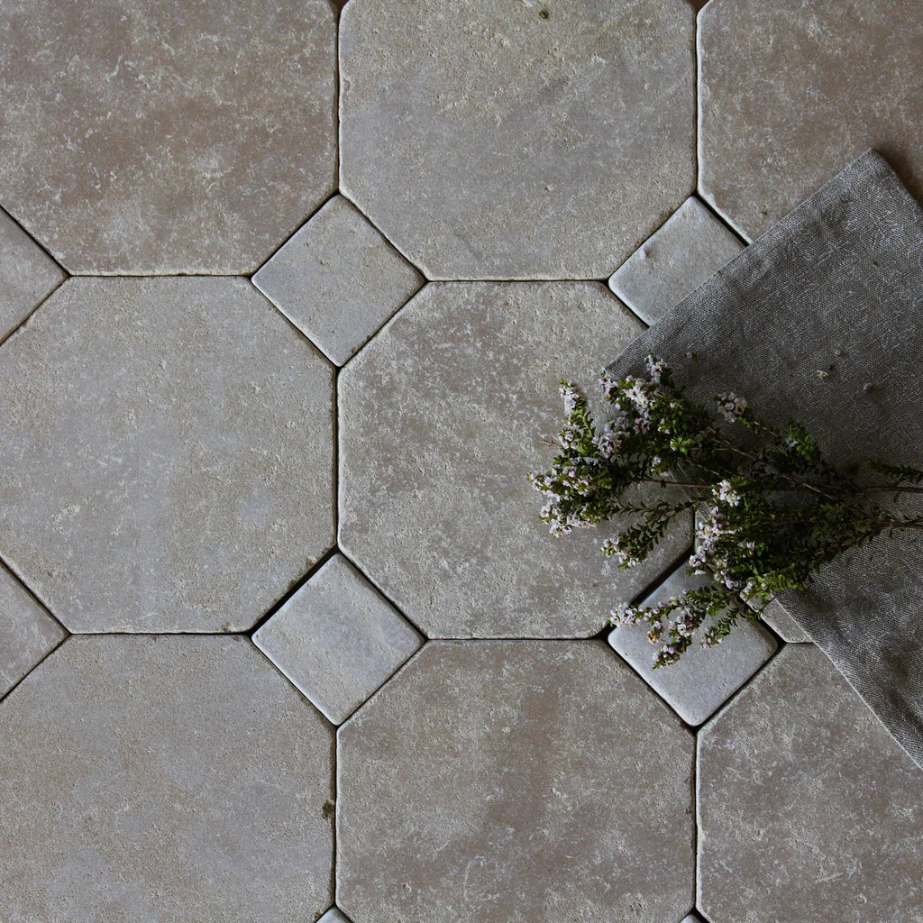 Tiles of Ezra Moroccan Limestone - Octagon - MEKNES-8x8