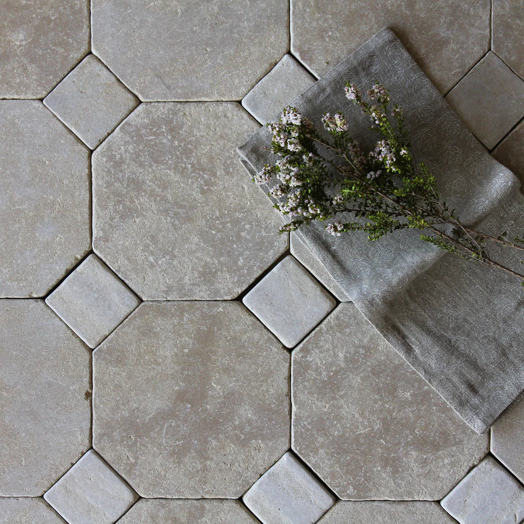 Tiles of Ezra Moroccan Limestone - Octagon - MEKNES-8x8