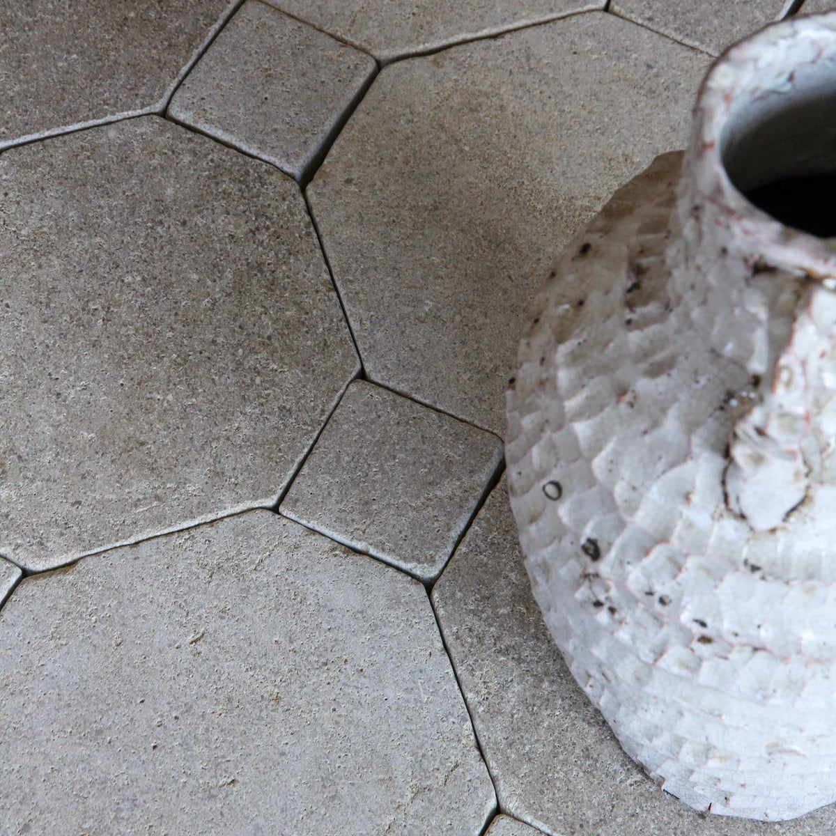 Tiles of Ezra Moroccan Limestone - Octagon - SAHARA-8x8