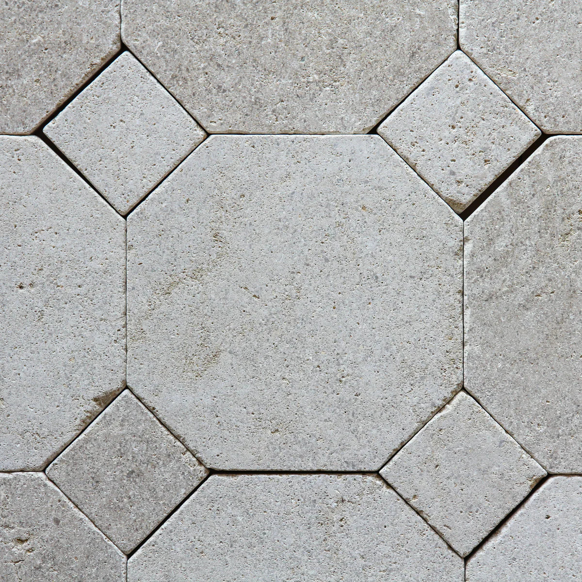 Tiles of Ezra Moroccan Limestone - Octagon - SAHARA-8x8
