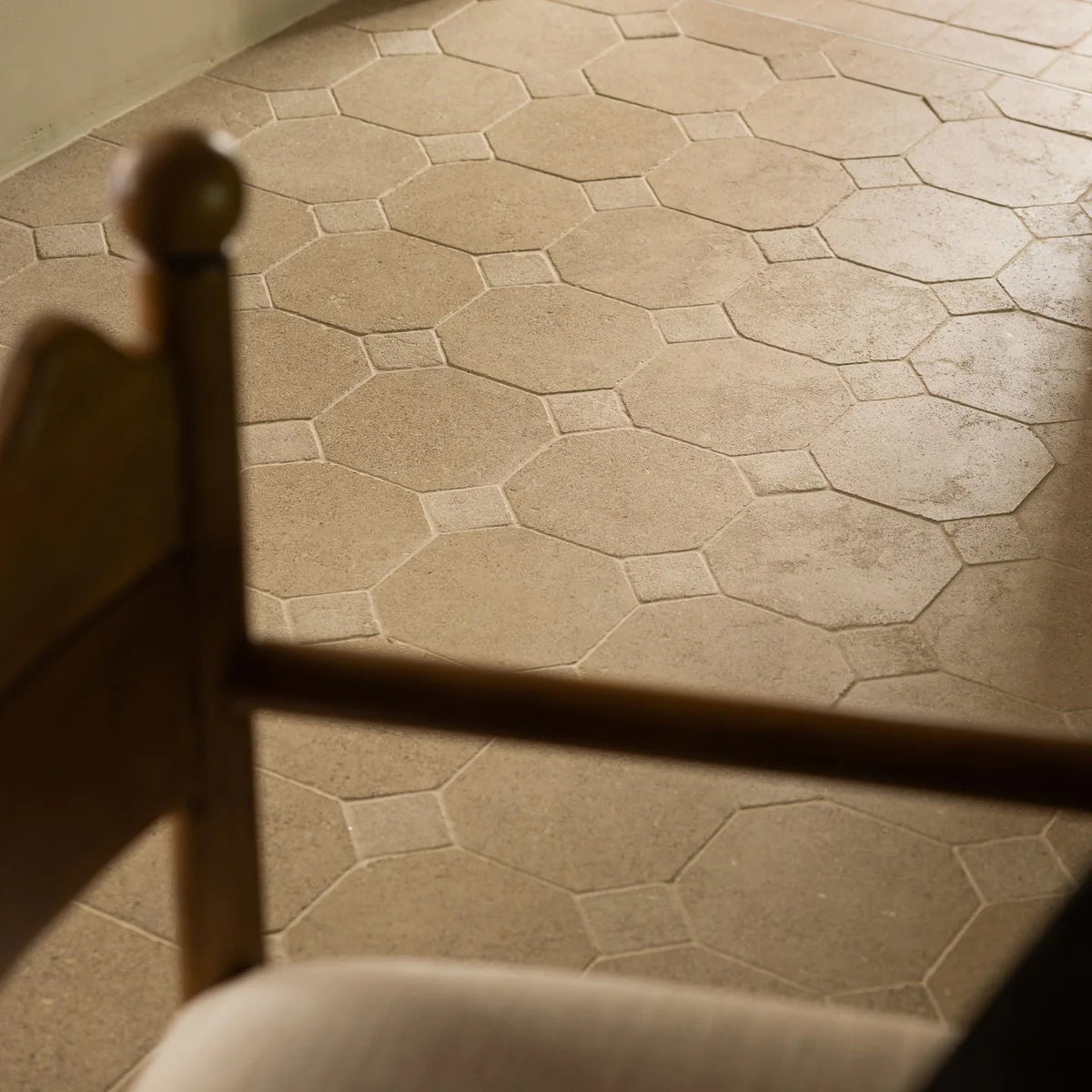 Tiles of Ezra Moroccan Limestone - Octagon - SAHARA-8x8