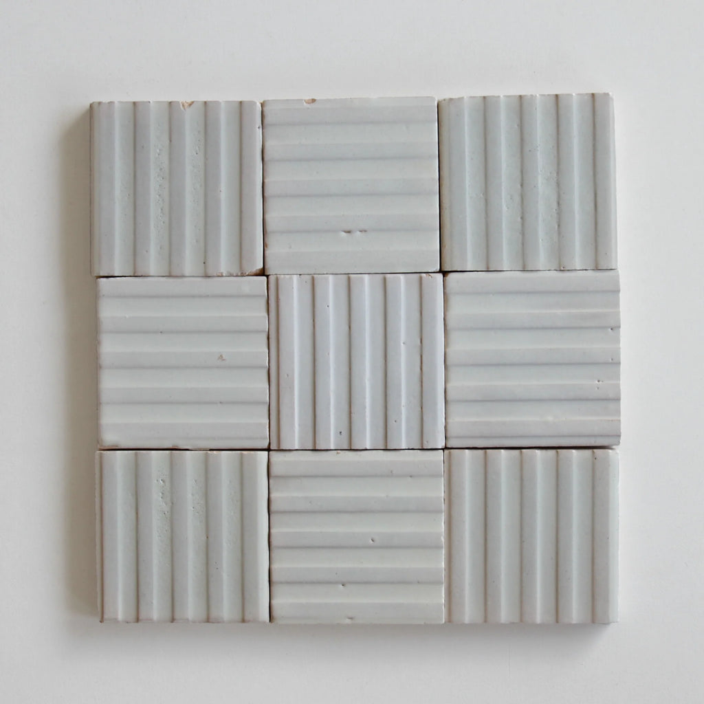 Tiles of Ezra Moroccan Tierra - Raki Nieve - 4 x 4