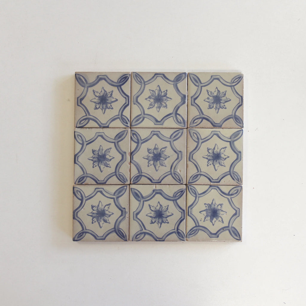 Tiles of Ezra - Amano - Fado Azul-4x4 (Carton)