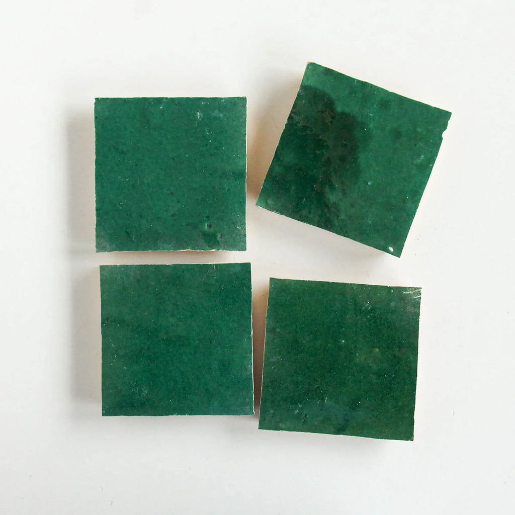 Tiles of Ezra Moroccan Zellige-FOREST-4x4 (Carton)