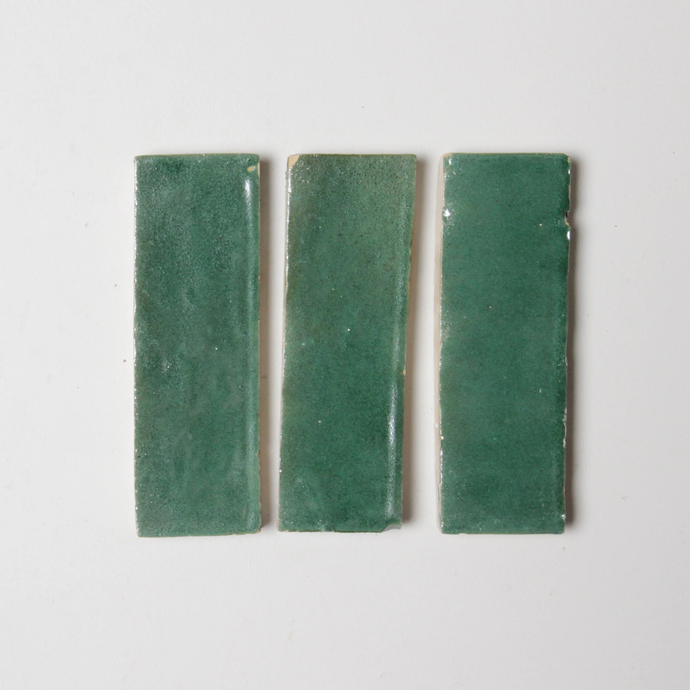 Tiles of Ezra Moroccan Zellige Thin Bejmat-FOREST-6x2 (Carton)