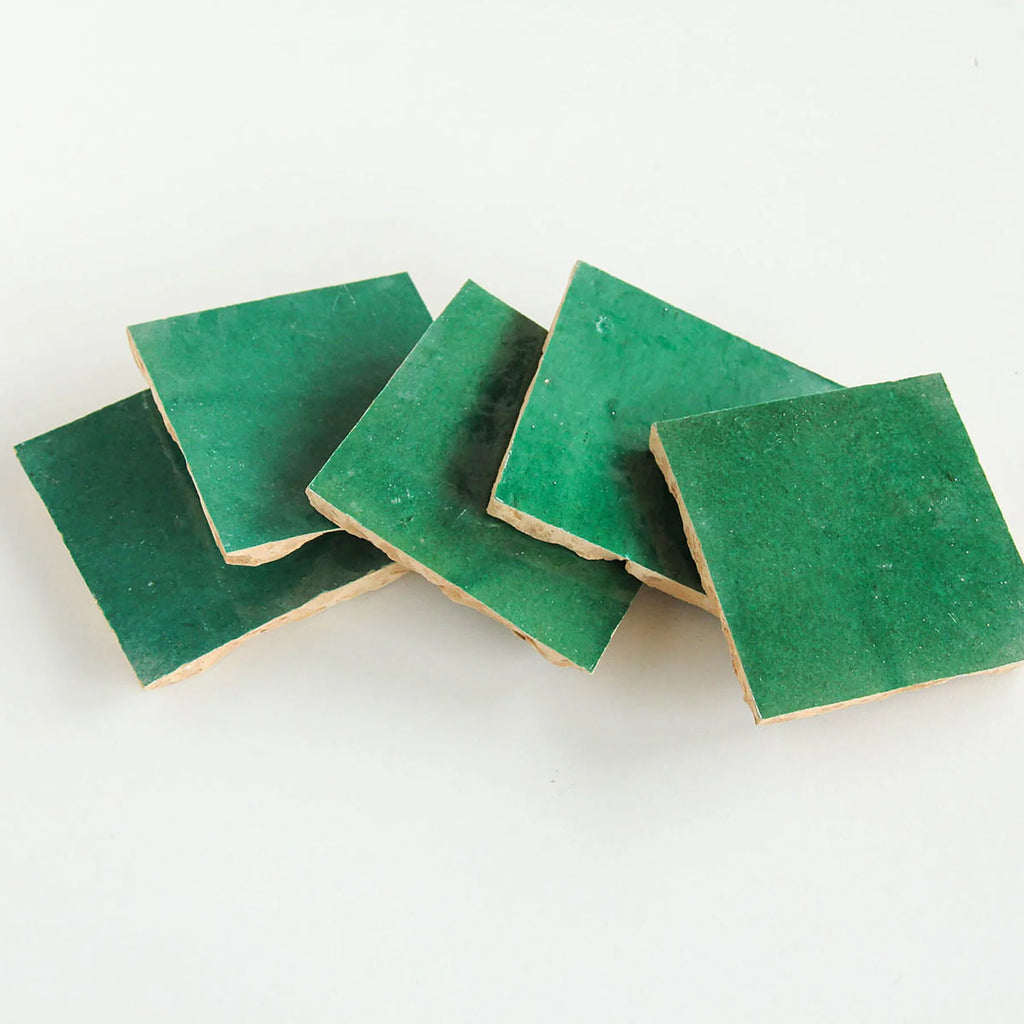 Tiles of Ezra Moroccan Zellige-FOREST-4x4 (Carton)