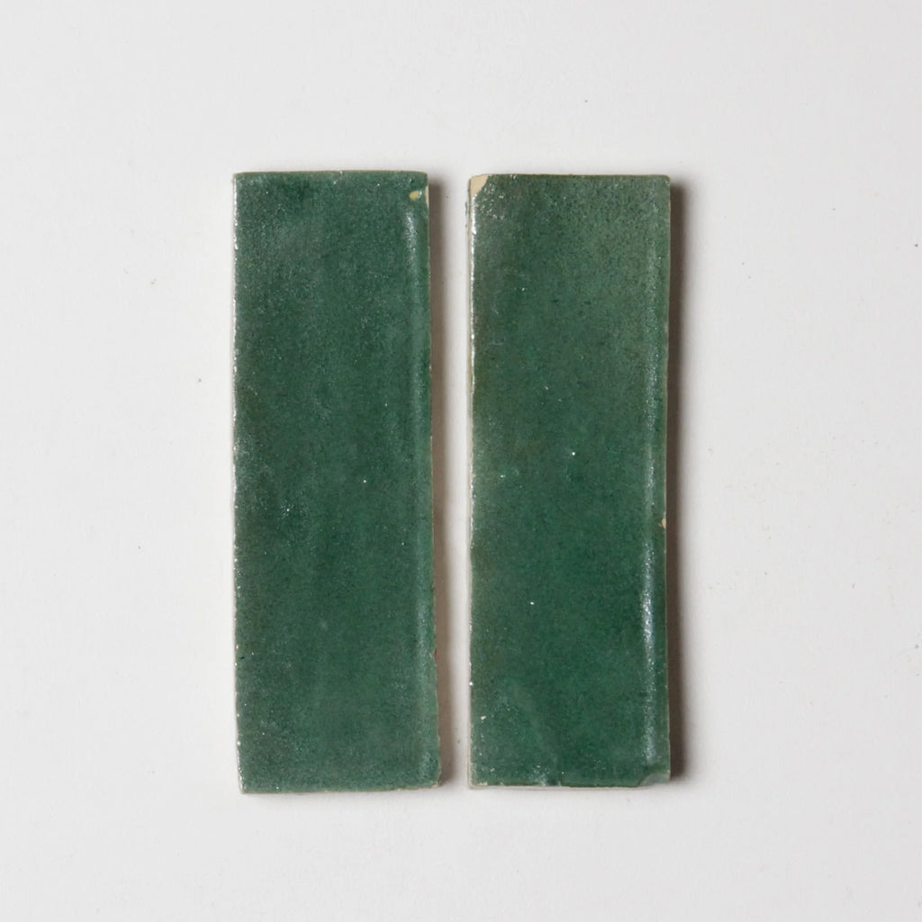 Tiles of Ezra Moroccan Zellige Thin Bejmat-FOREST-6x2 (Carton)
