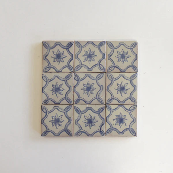 Tiles of Ezra - Amano - Fado Cascais Blend Azul-4x4 (Carton)