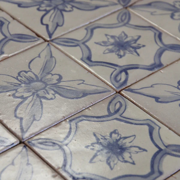 Tiles of Ezra - Amano - Fado Cascais Blend Azul-4x4 (Carton)