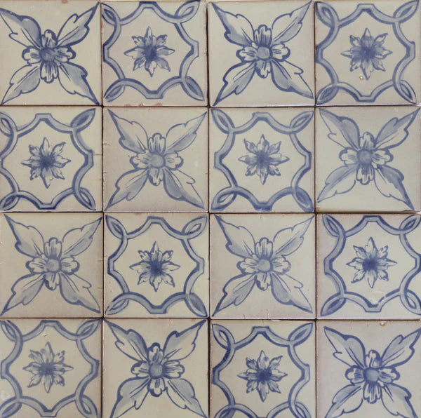Tiles of Ezra - Amano - Fado Cascais Blend Azul-4x4 (Carton)