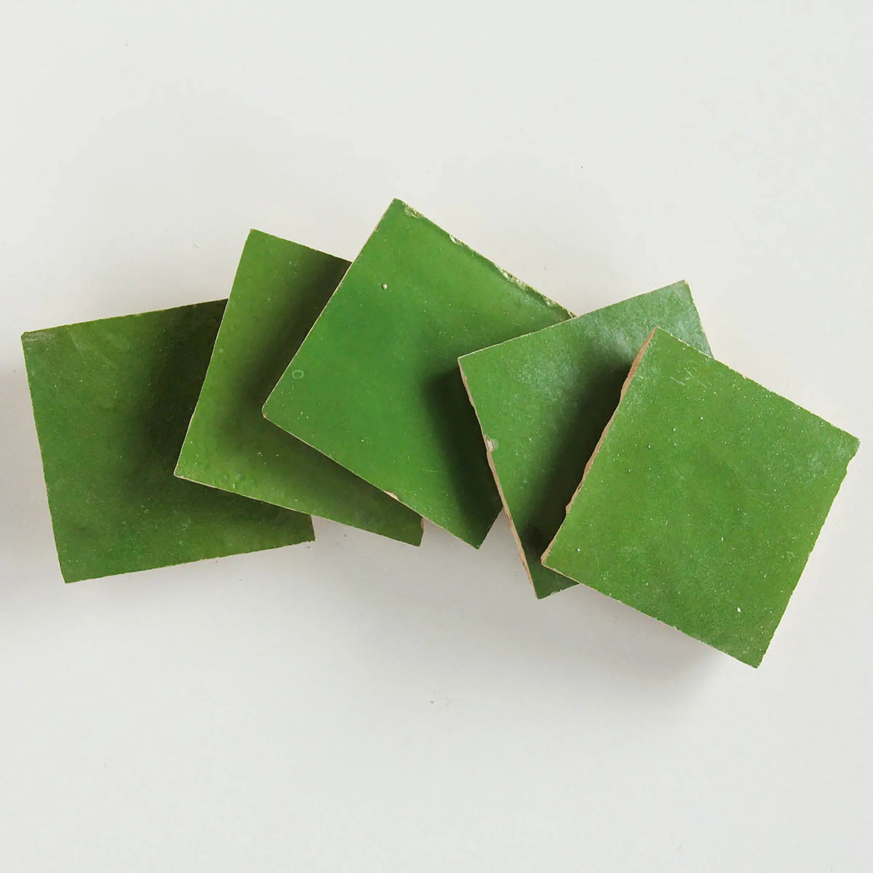 Tiles of Ezra Moroccan Zellige-KERMIT-4x4 (Carton)