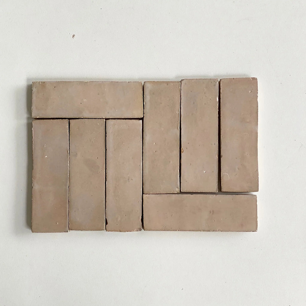 Tiles of Ezra Moroccan Zellige Thin Bejmat-LATTE-6x2 (Carton)