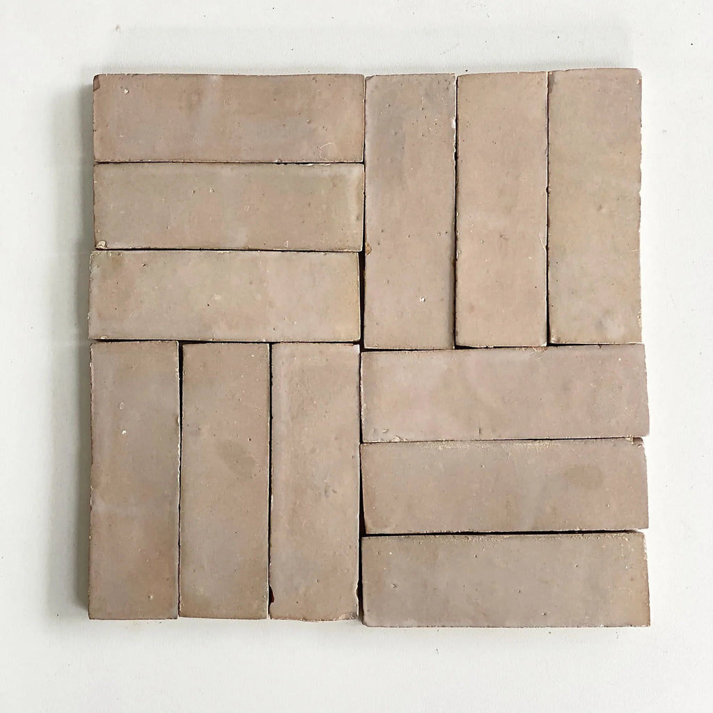Tiles of Ezra Moroccan Zellige Thin Bejmat-LATTE-6x2 (Carton)