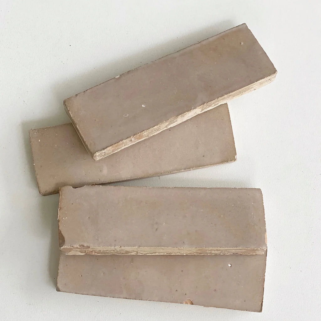 Tiles of Ezra Moroccan Zellige Thin Bejmat-LATTE-6x2 (Carton)