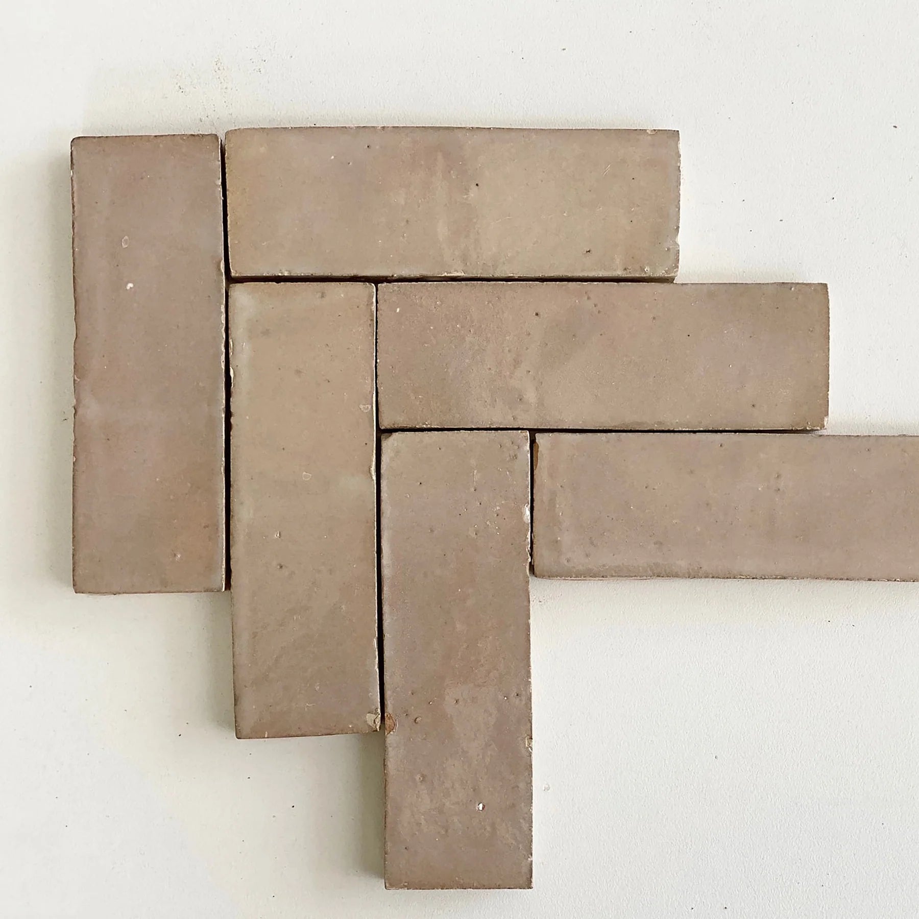 Tiles of Ezra Moroccan Zellige Thin Bejmat-LATTE-6x2 (Carton)