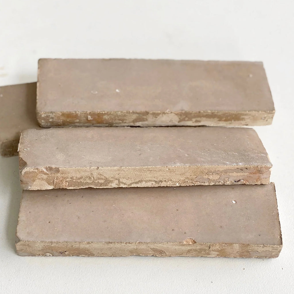 Tiles of Ezra Moroccan Zellige Thin Bejmat-LATTE-6x2 (Carton)