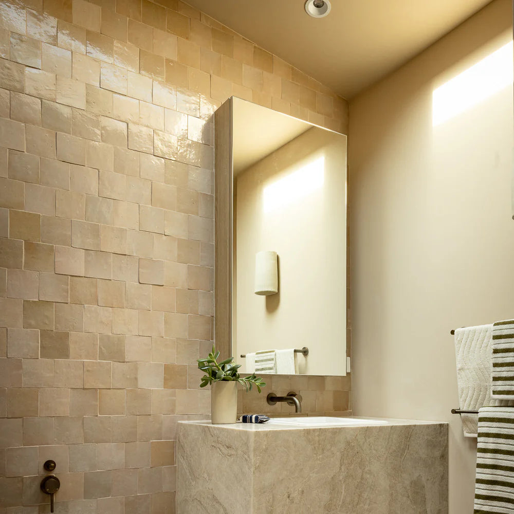 Tiles of Ezra Moroccan Zellige-LATTE-4x4 (Carton)