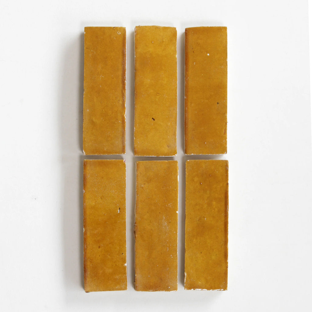 Tiles of Ezra Moroccan Zellige Thin Bejmat-Manuka-6x2 (Carton)