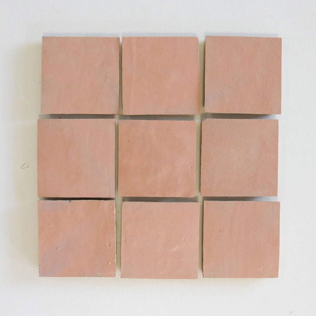 Tiles of Ezra Moroccan Zellige-MELOCOTON-4x4 (Carton)