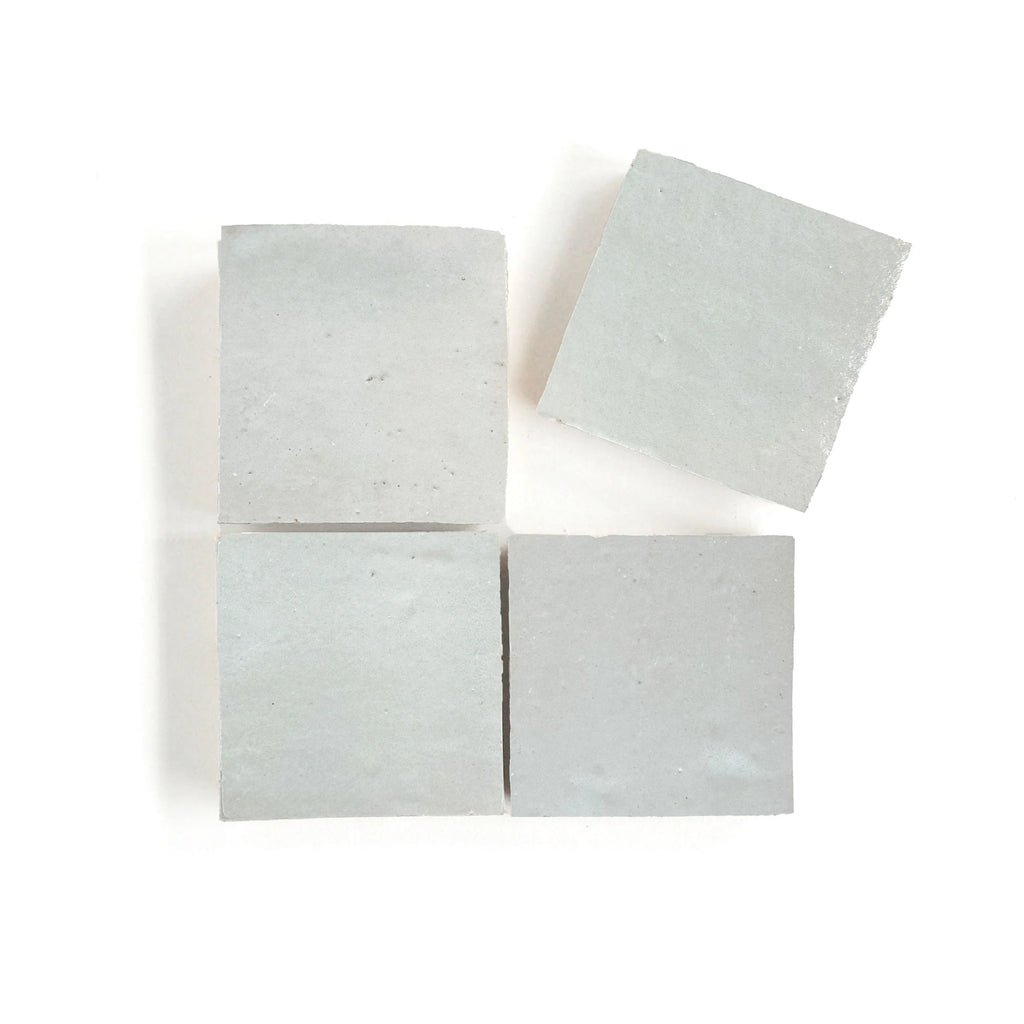 Tiles of Ezra Moroccan Zellige-MINT-4x4 (Carton)
