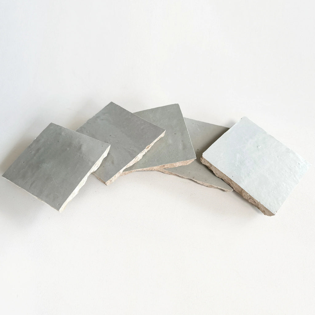 Tiles of Ezra Moroccan Zellige-MINT-4x4 (Carton)