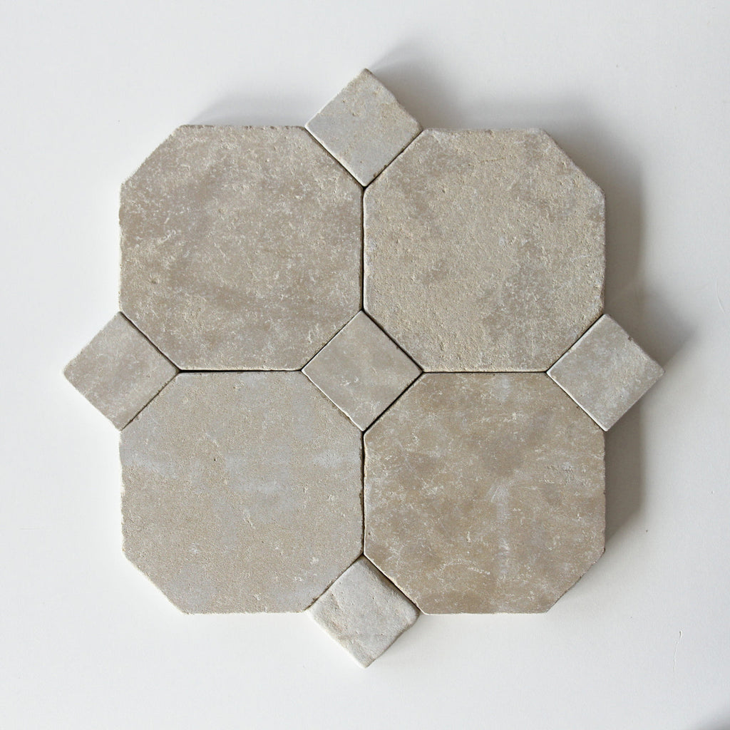 Tiles of Ezra Moroccan Limestone - Octagon - MEKNES-8x8