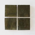 Tiles of Ezra Moroccan Zellige-OLIVA-4x4 (Carton)